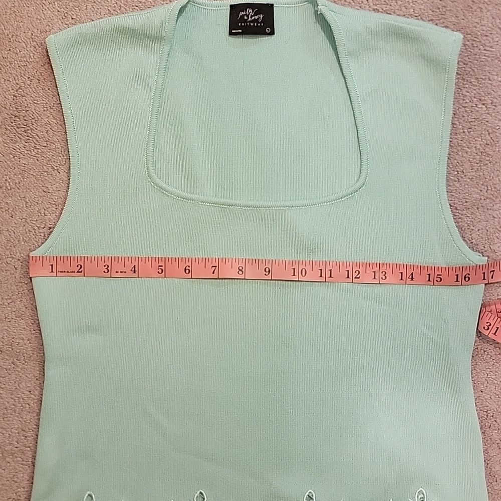 Milk & Honey Mint Green Sleeveless Top - Picture 6 of 10